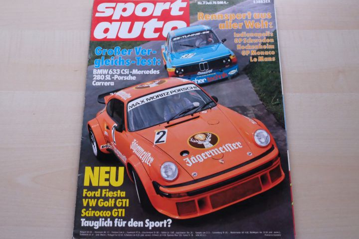Deckblatt Sport Auto (07/1976)